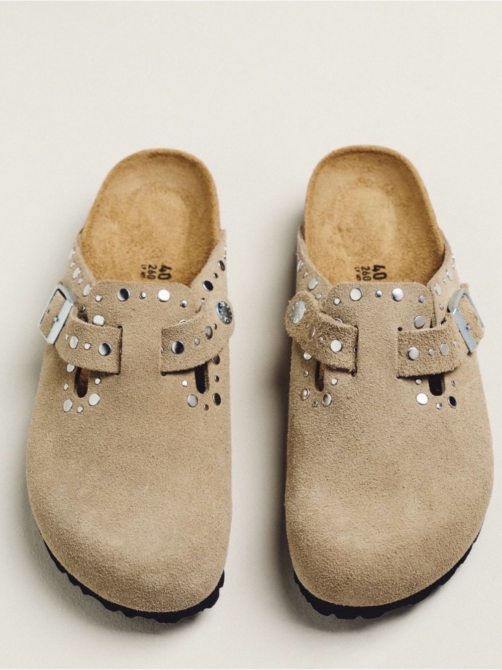 Birkenstock Boston Rivet Border Shoes